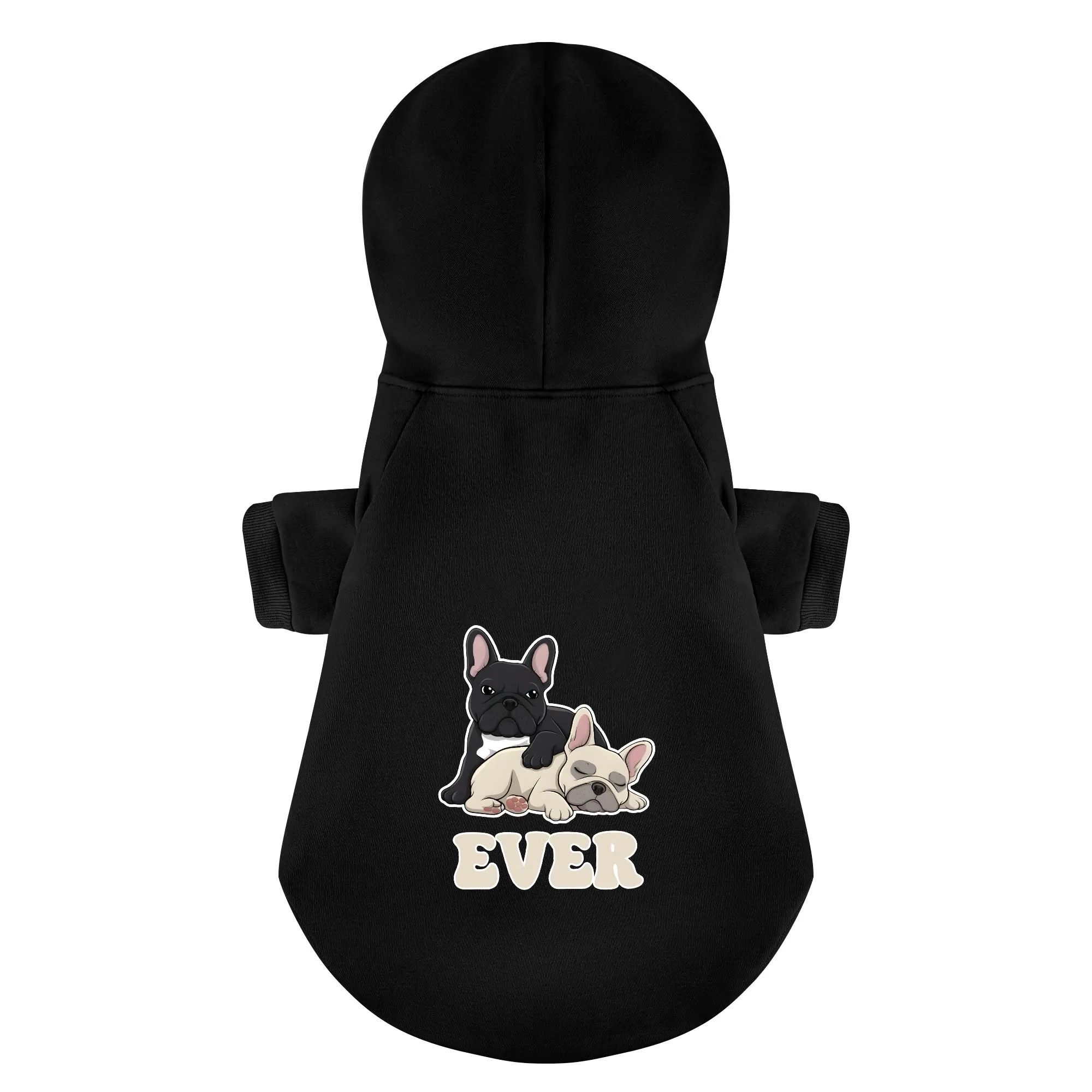 FUREVER ( FOREVER ) - Matching French Bulldog Hoodies – Stylish, Cozy & Personalized!