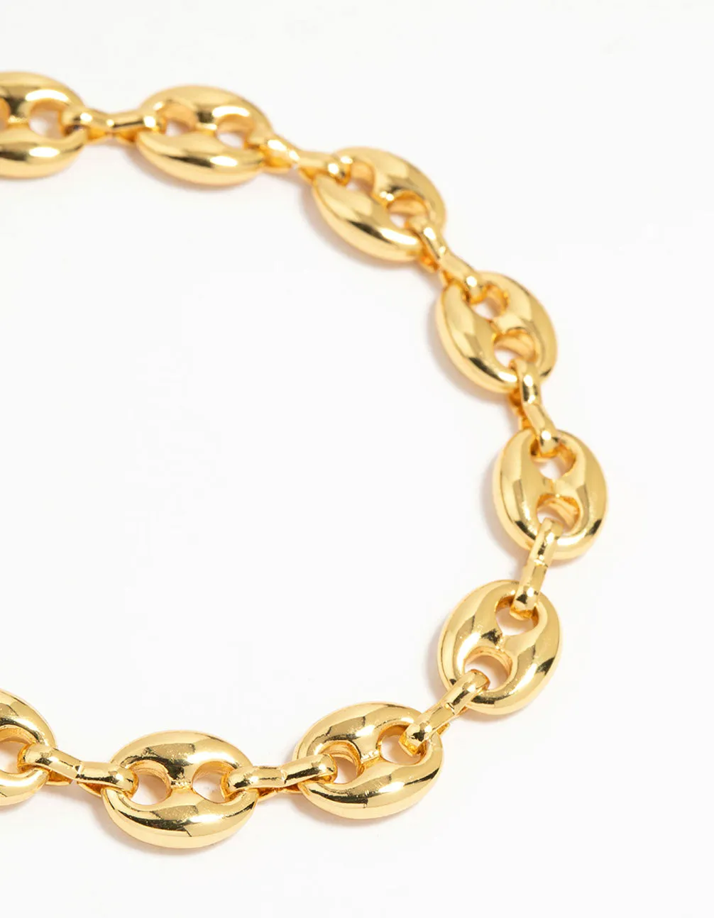 Gold Plated Mariner Chain Bracelet