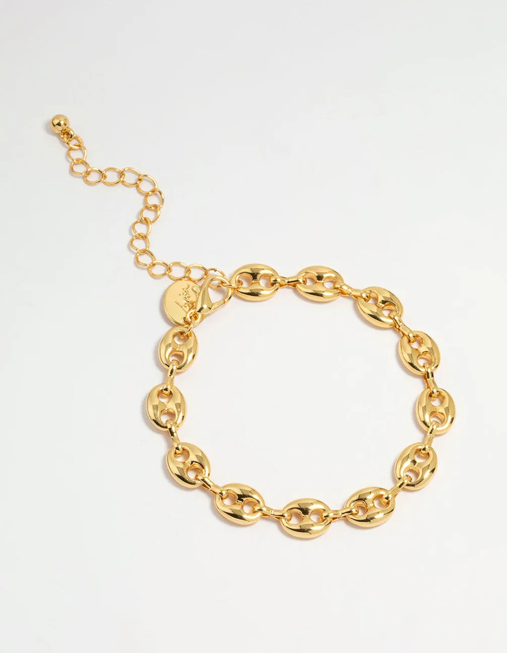 Gold Plated Mariner Chain Bracelet