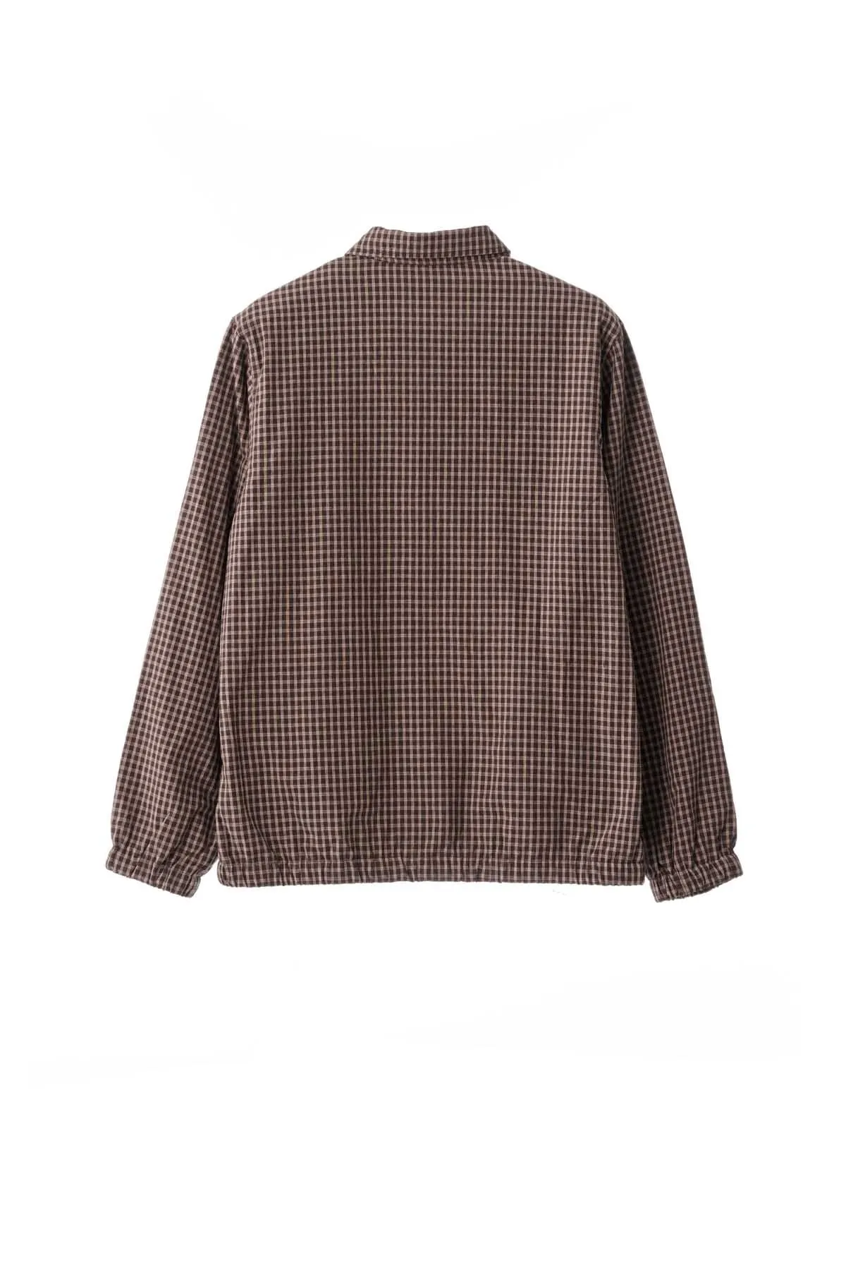 GORILLA CHECK JACKET - BROWN