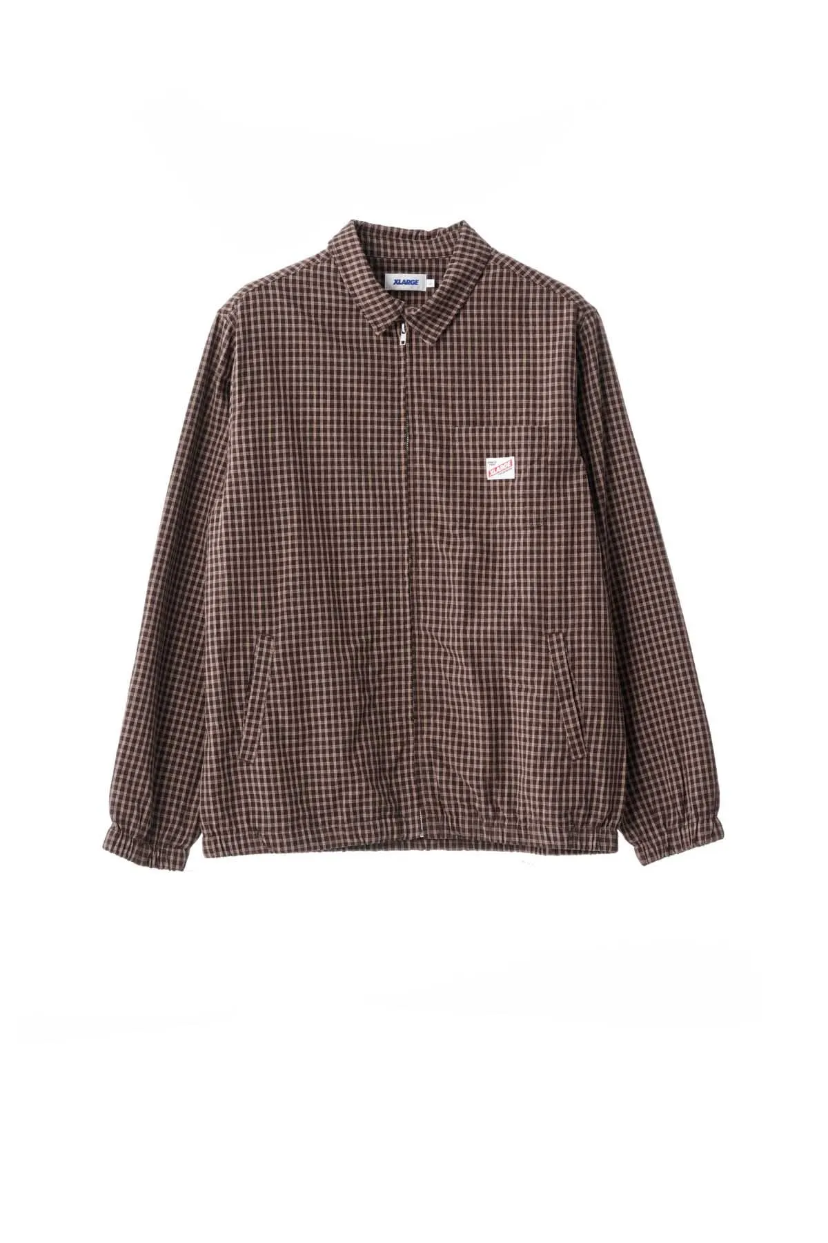 GORILLA CHECK JACKET - BROWN