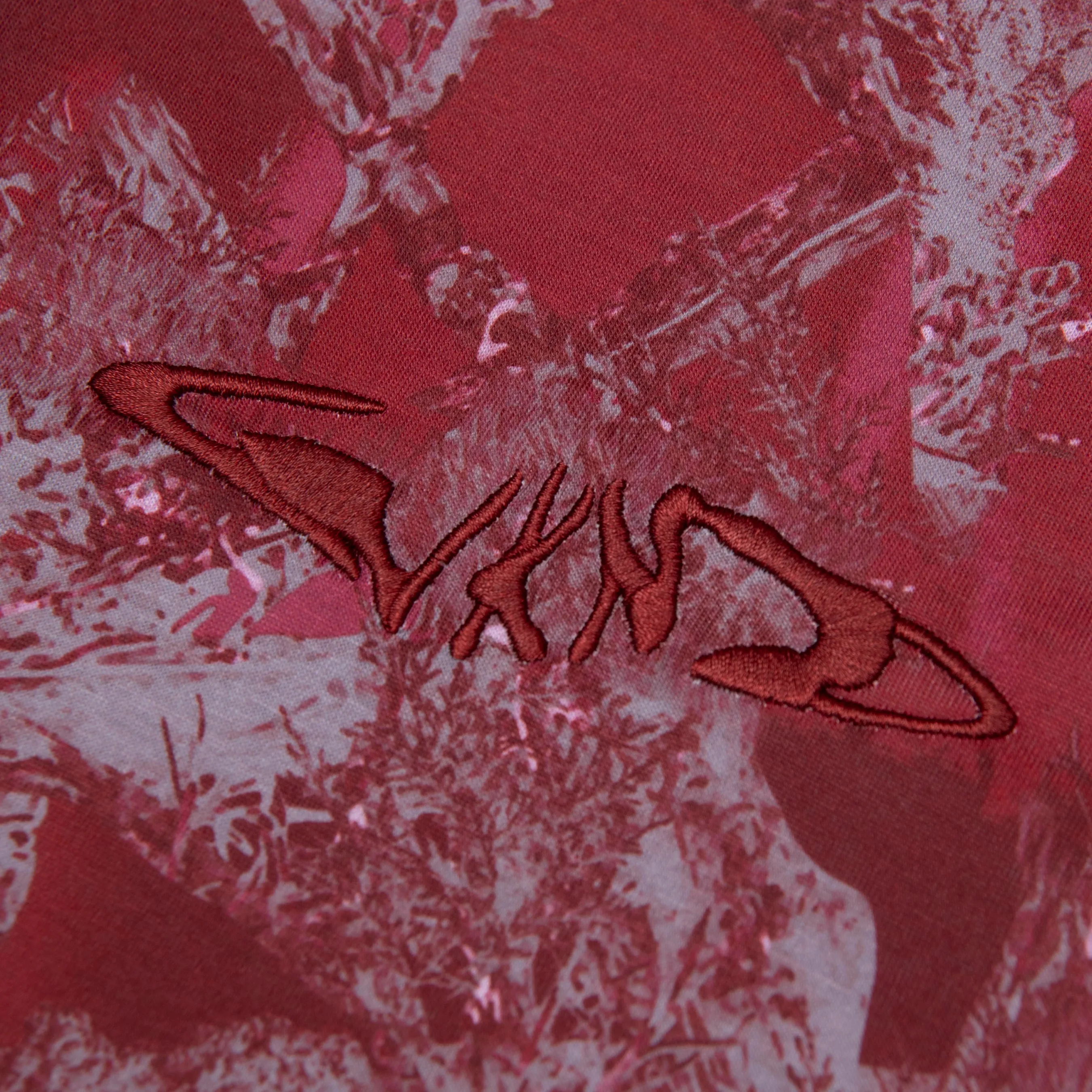 Gradient Camo Long Sleeve - Red
