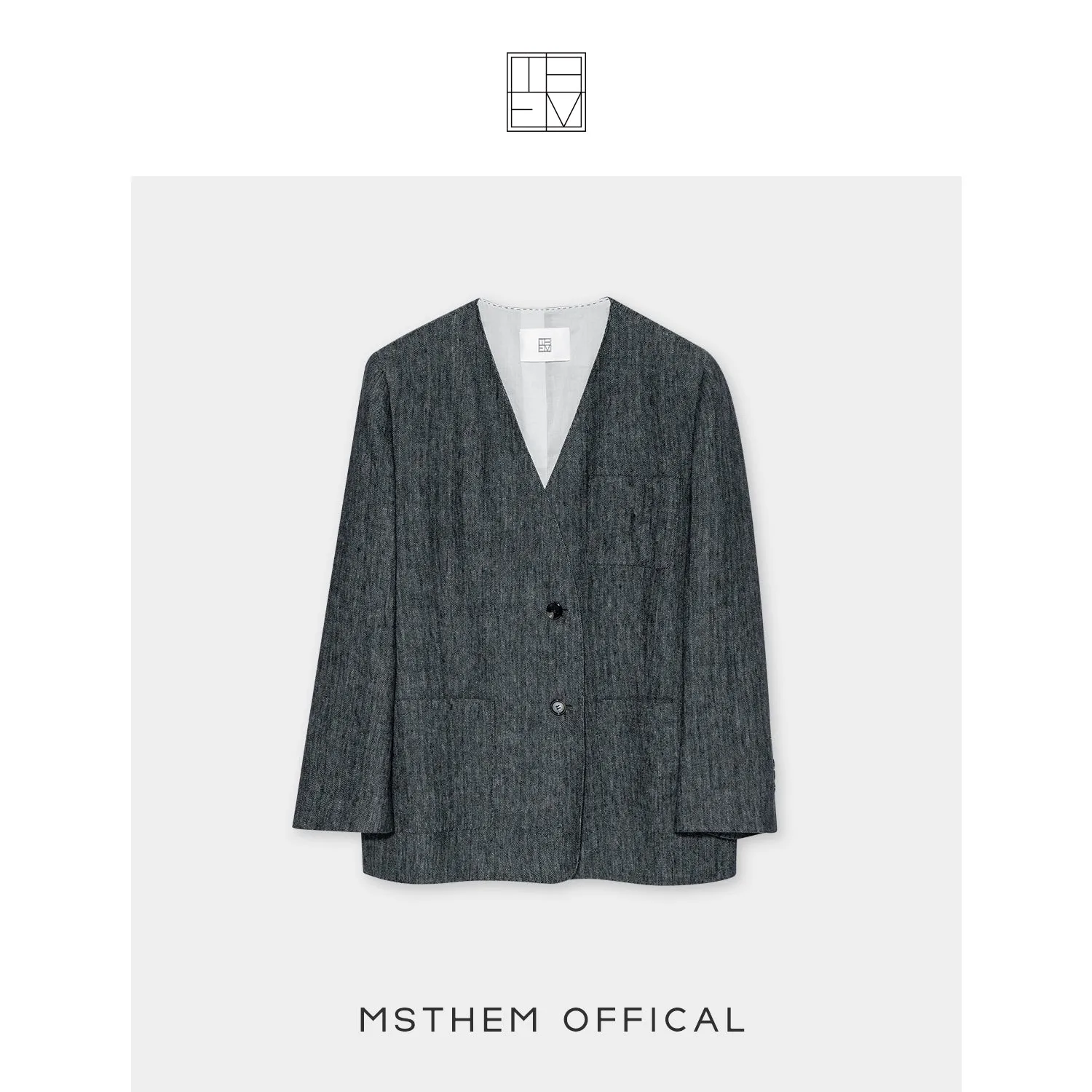 Gray Textured 3-Piece Suit Set