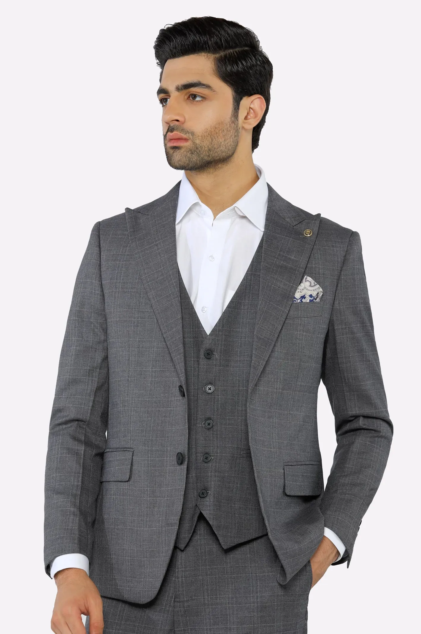 Grey Formal 3PC Suit