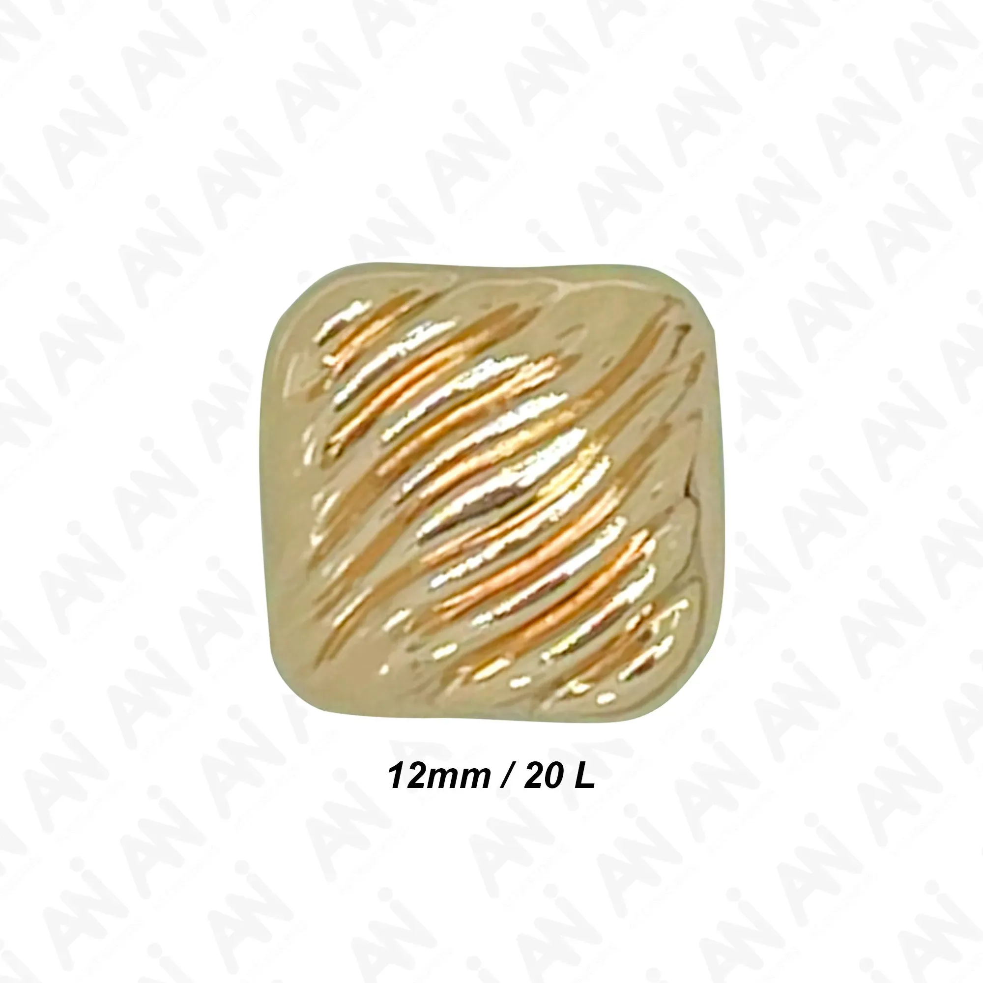 Grooved Style 12mm Shirt Button