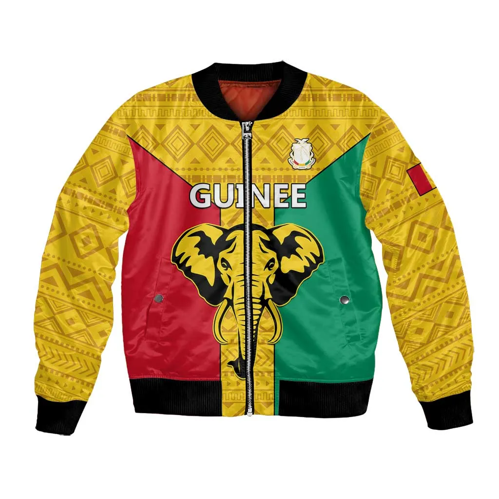 Guinea Football Bomber Jacket Come On Syli National LT01