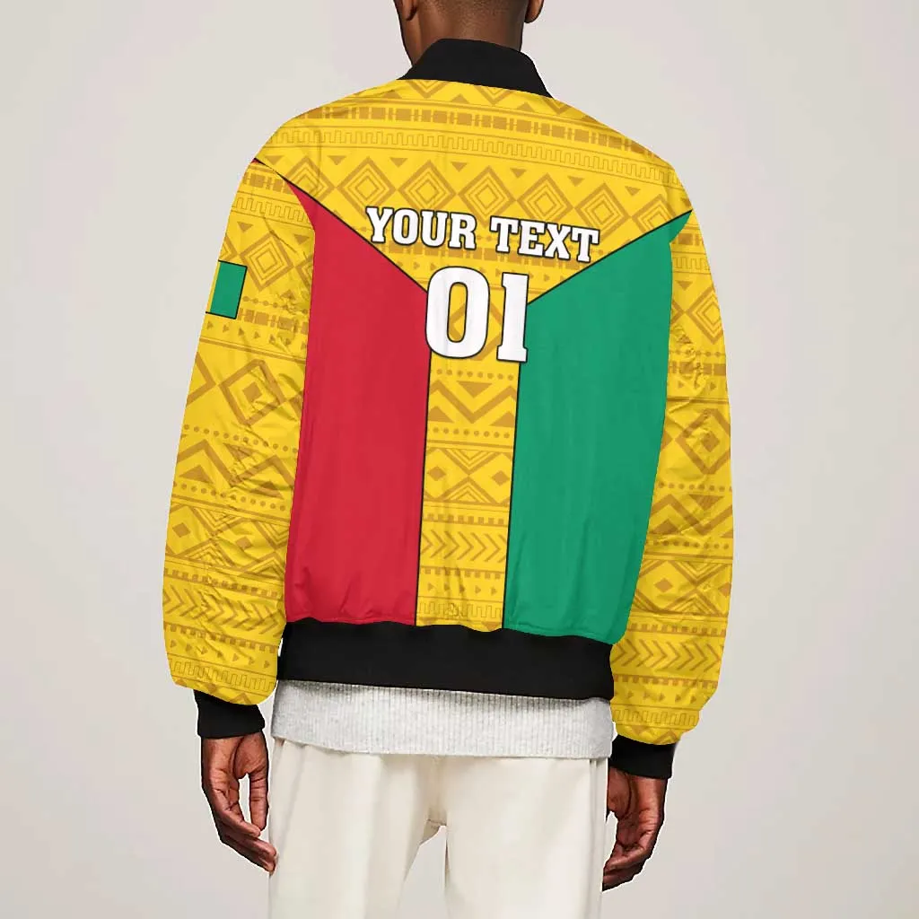 Guinea Football Bomber Jacket Come On Syli National LT01