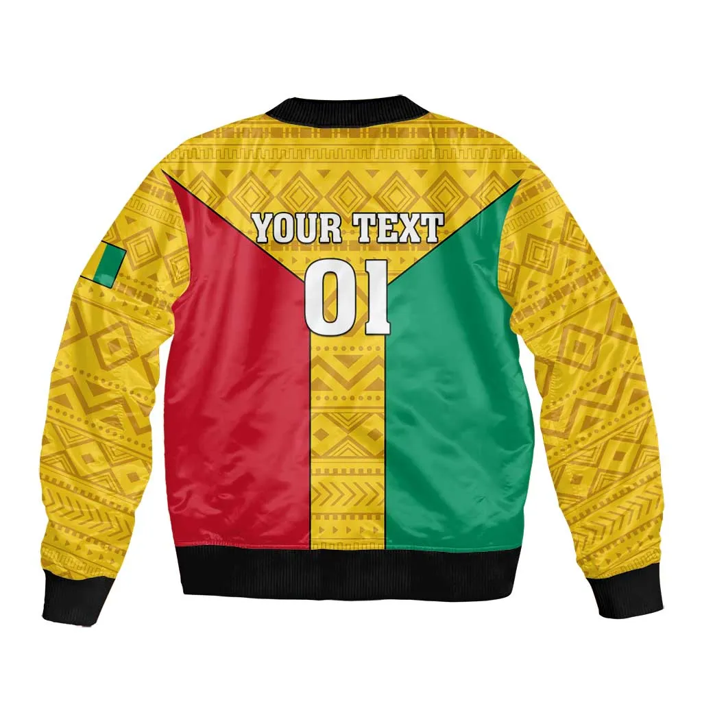 Guinea Football Bomber Jacket Come On Syli National LT01