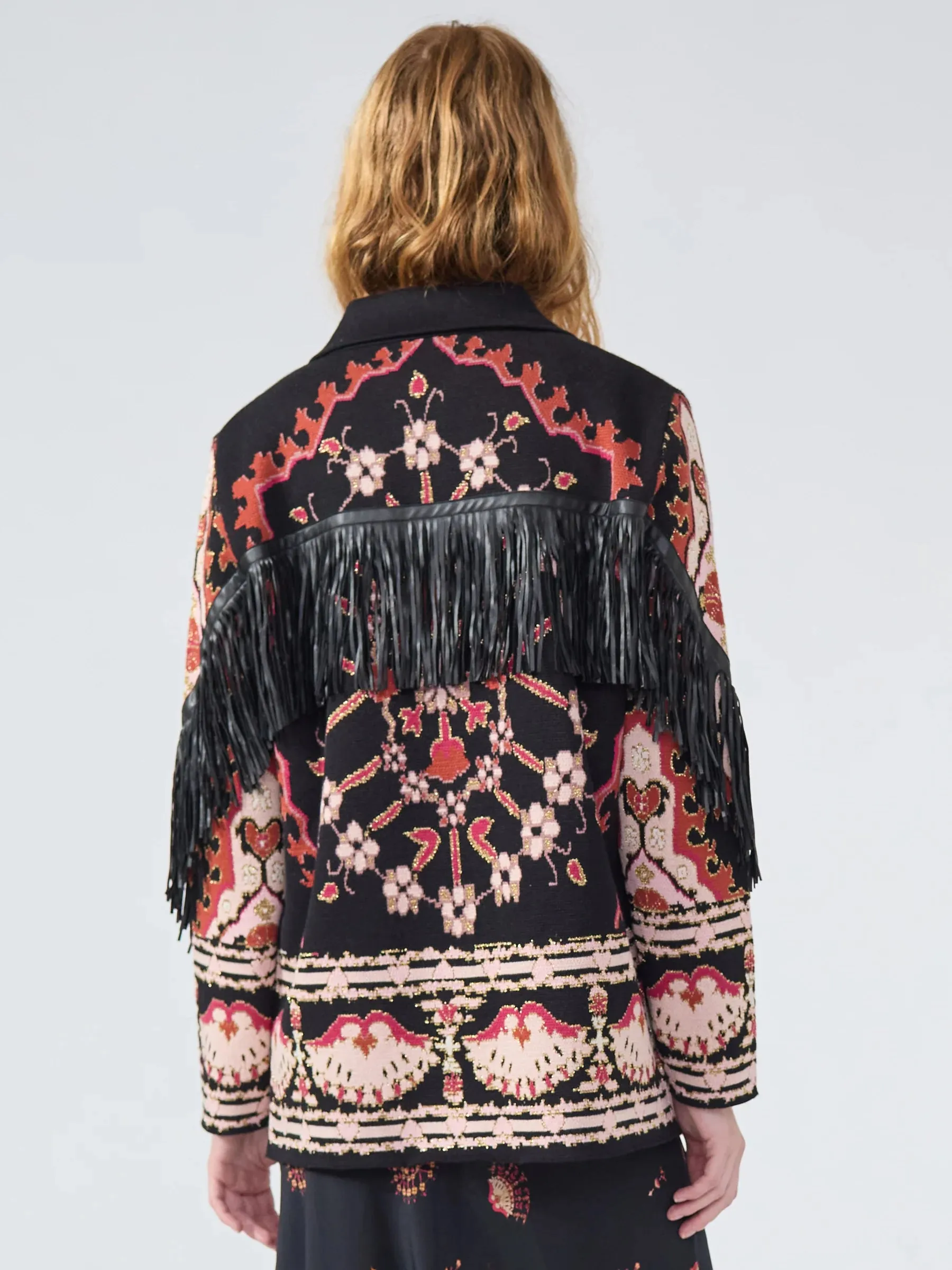 Hayley Menzies Dylan Cotton Jacquard Jacket