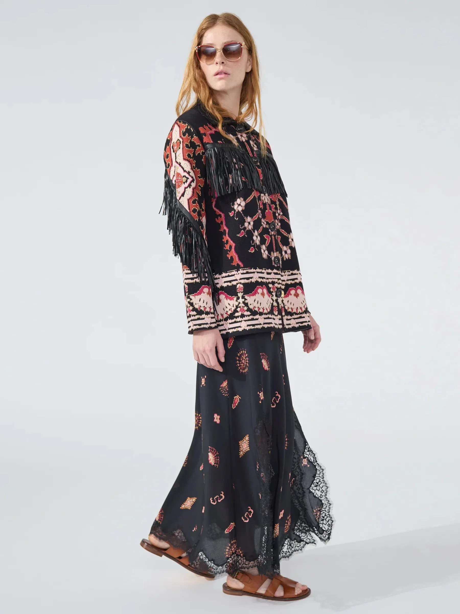 Hayley Menzies Dylan Cotton Jacquard Jacket