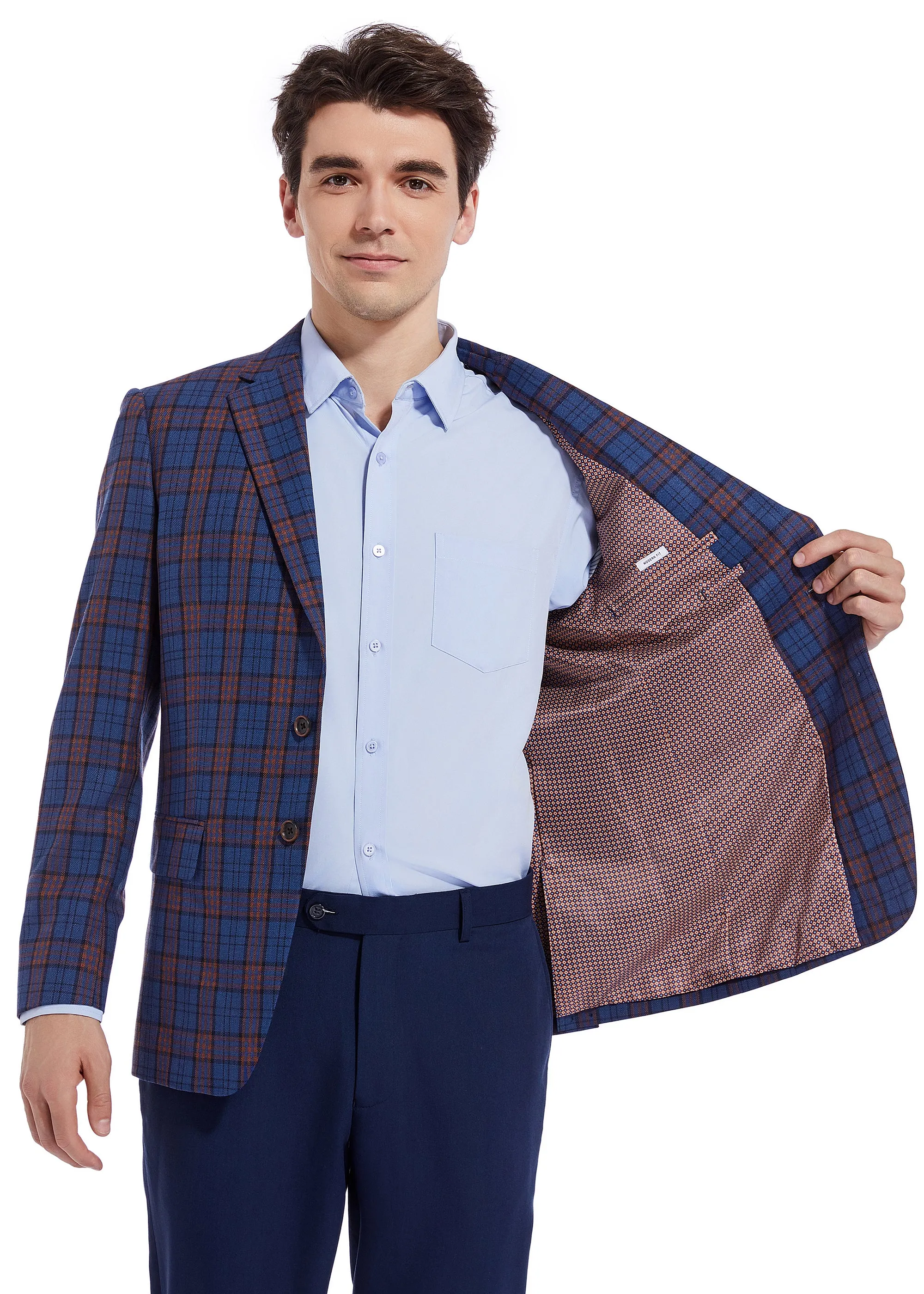 Hechter Paris Bue Plaid Sportcoat