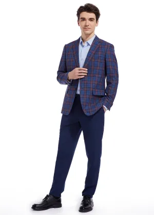 Hechter Paris Bue Plaid Sportcoat
