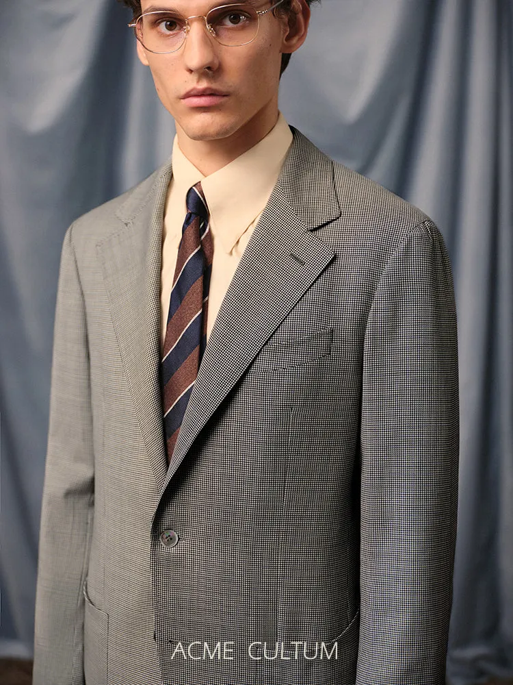 Houndstooth Suit Jacket