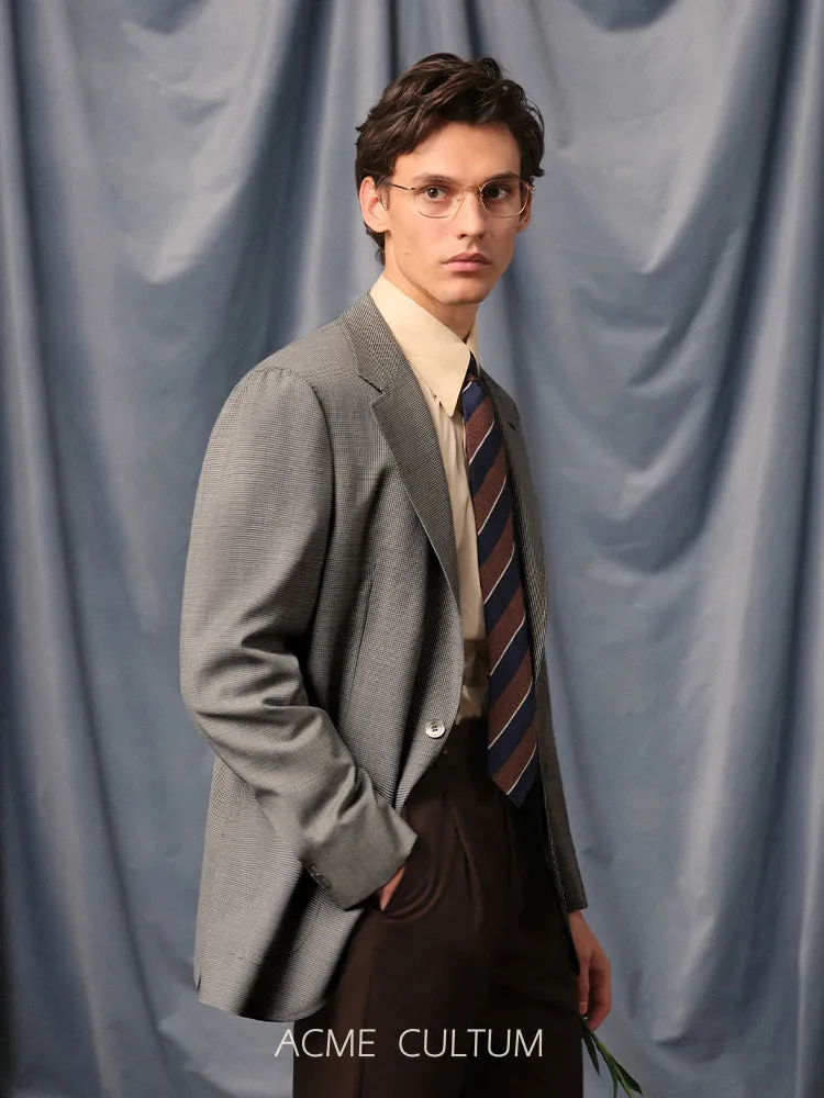 Houndstooth Suit Jacket