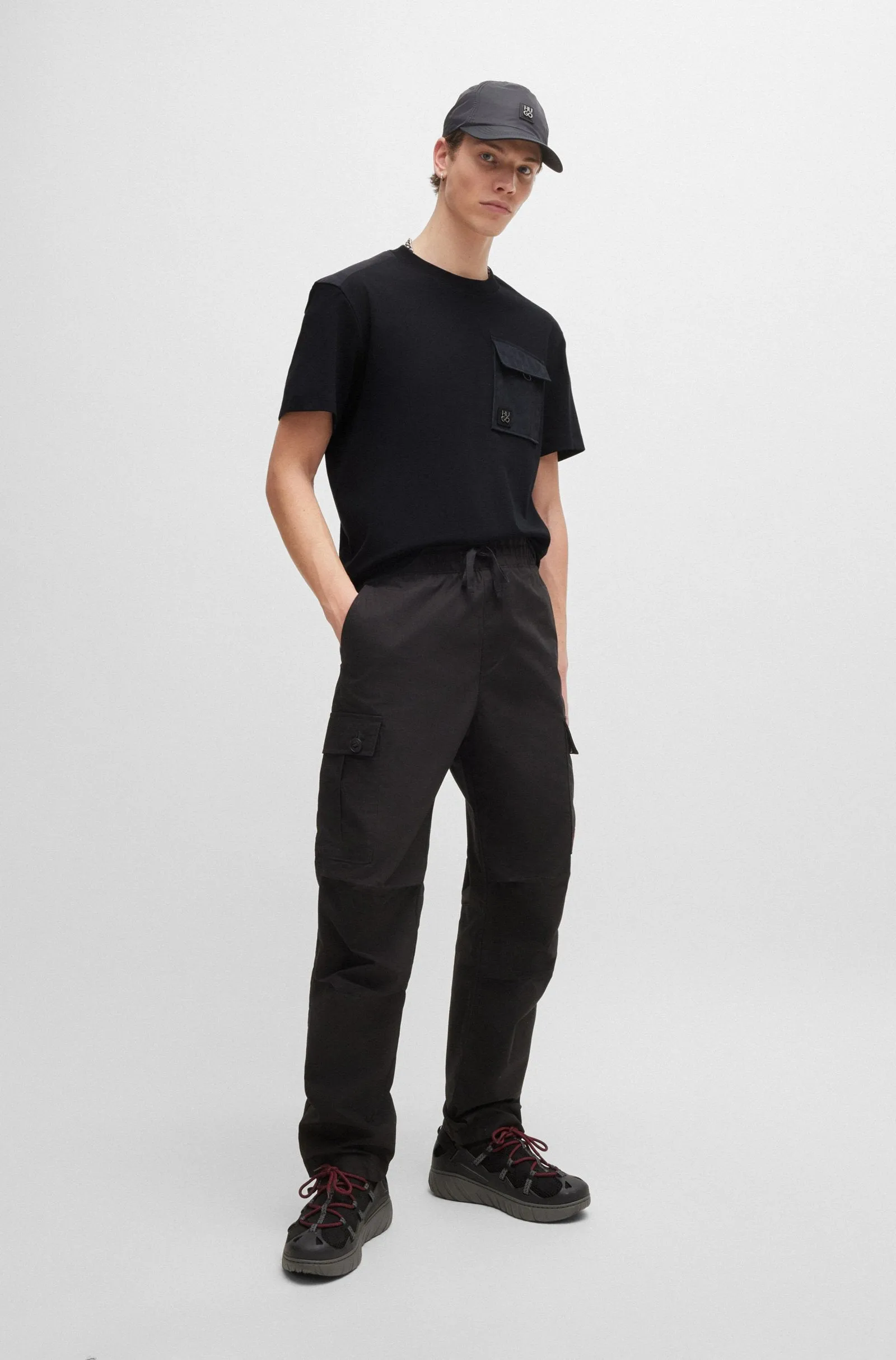 HUGO T-Shirts Relaxed Fit in Cotton - DABIENO 10261766 01-50517637