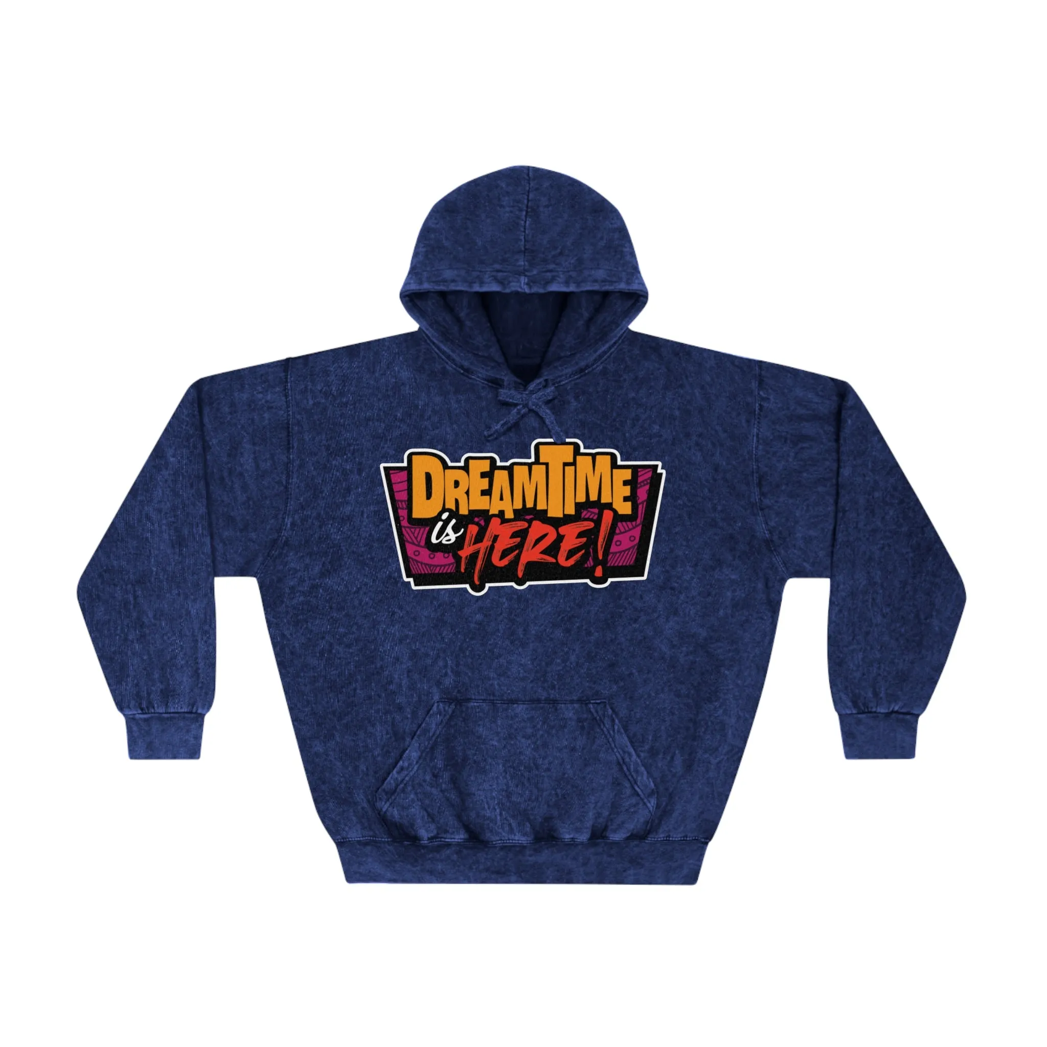 I Love Indigenous | Unisex Mineral Wash Hoodie | Eco-Friendly