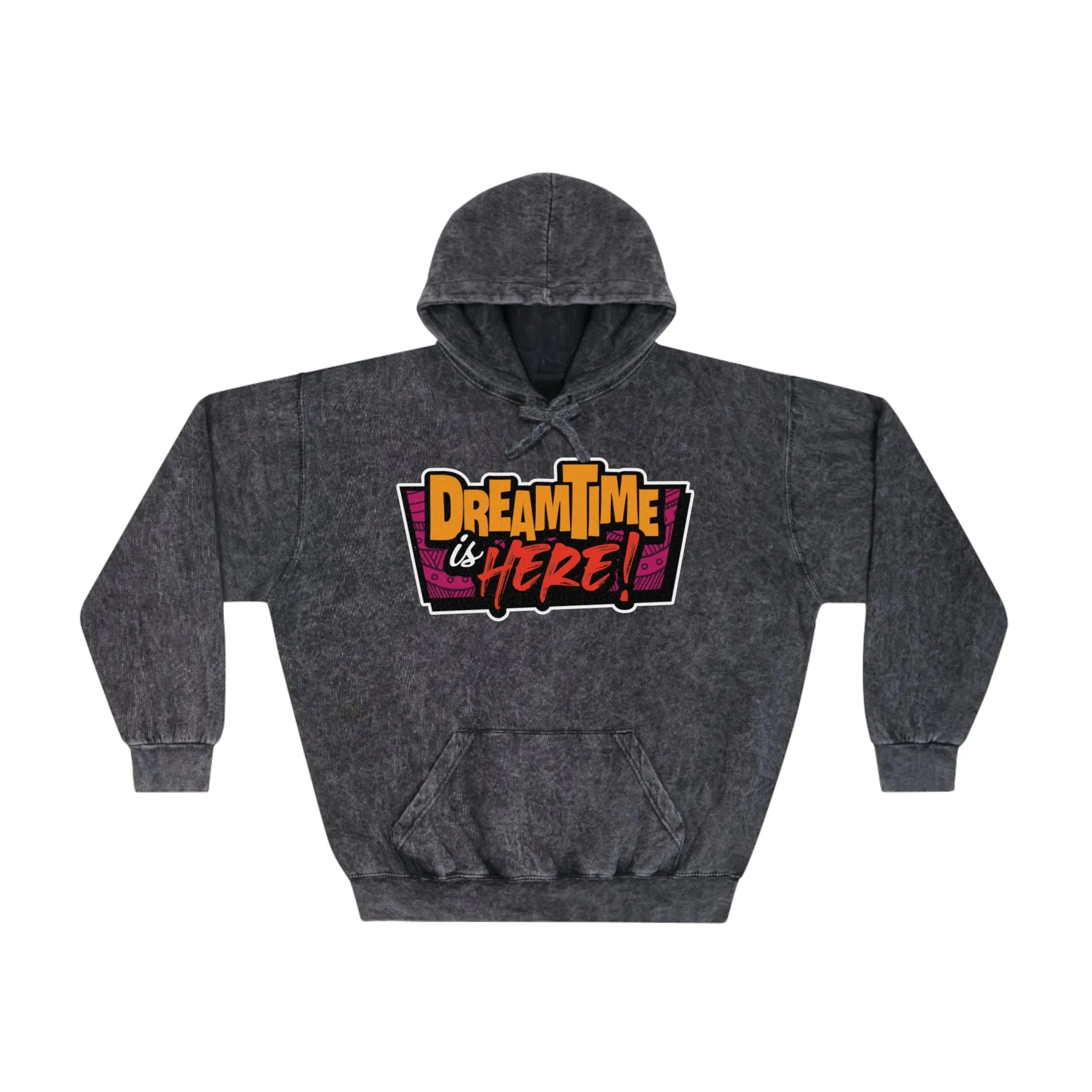 I Love Indigenous | Unisex Mineral Wash Hoodie | Eco-Friendly