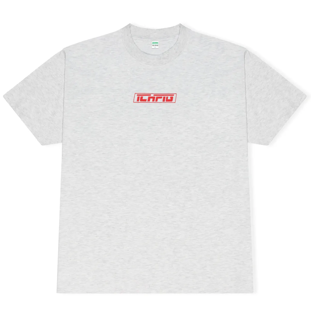Ichpig - Strike Logo Tee White Marle/Red