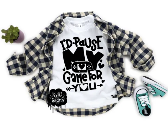 I’d Pause my Game for You Kid's Tee