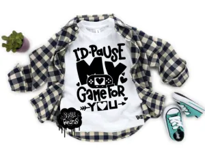 I’d Pause my Game for You Kid's Tee