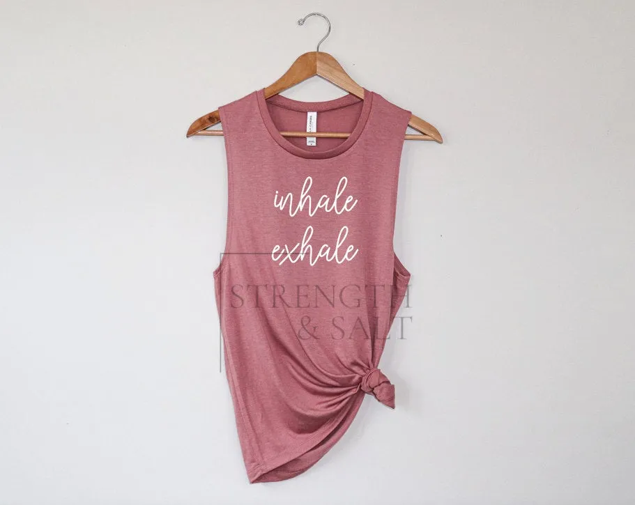 Inhale Exhale Muscle Tank