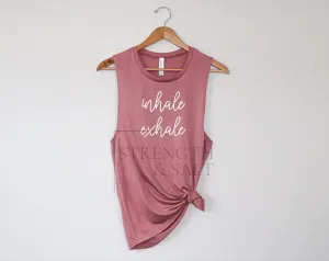Inhale Exhale Muscle Tank