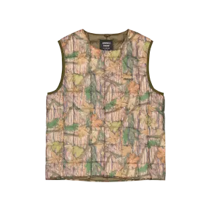 Inner Down Vest Leaf Camo