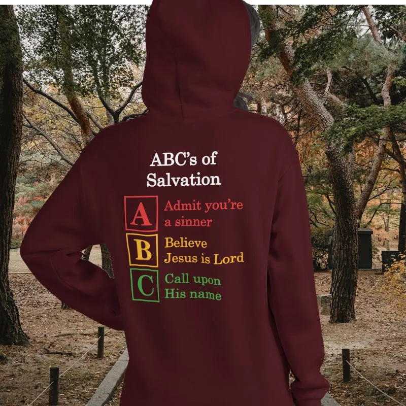 Insane World With ABC's of Salvation 2-Sided Hoodie