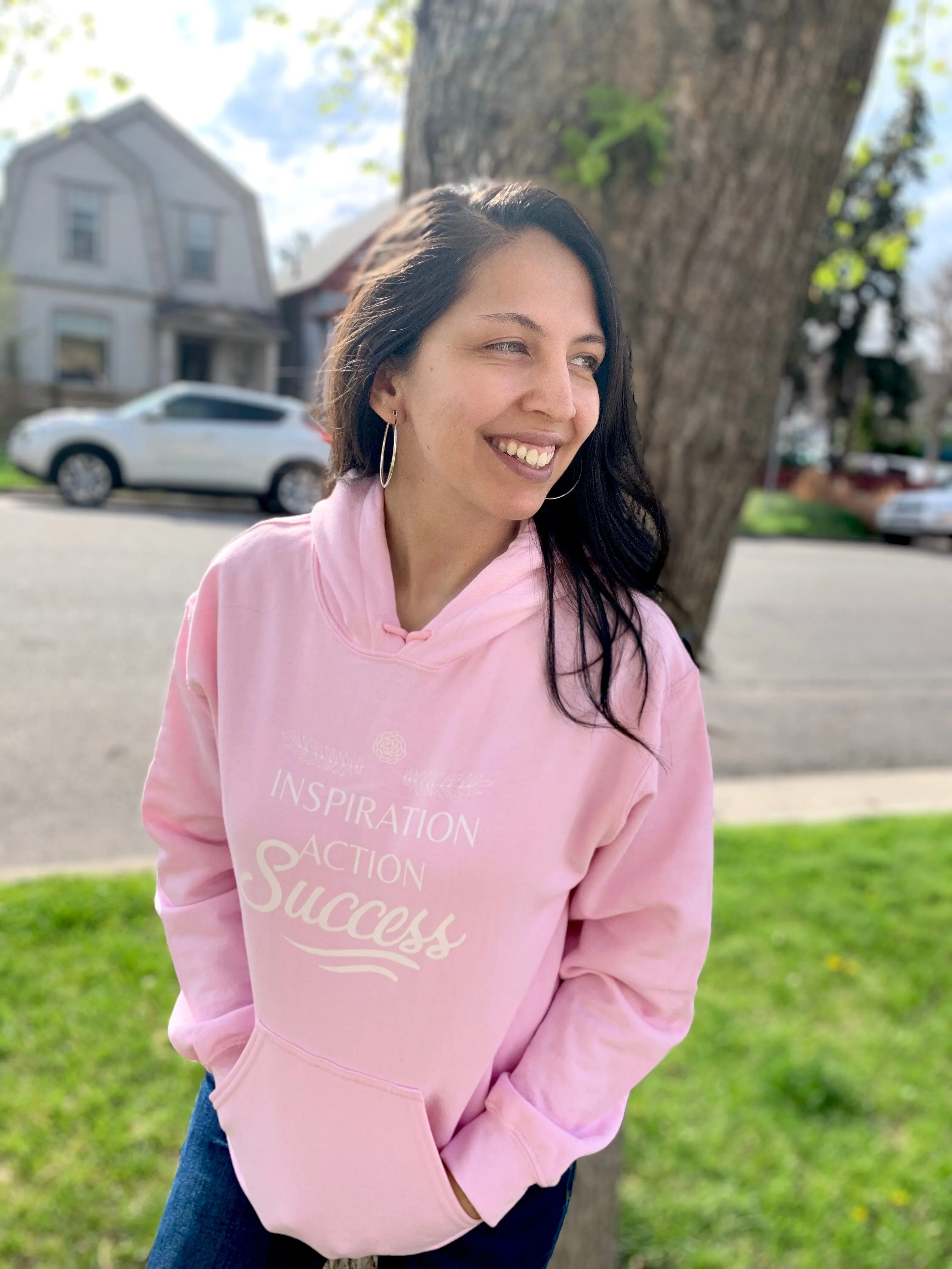 Inspiration Action Success - Hooded Sweatshirt