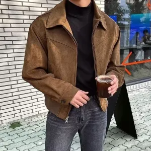 INSTOCK - National trend retro versatile short lapel thin jacket