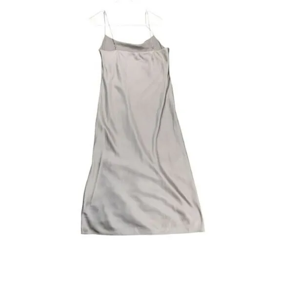 J. Crew Womens Gwyneth Slip Midi Dress in Luster Charmeuse Size 4 Y2K Elegant