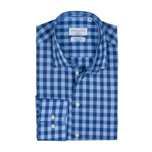 James Shirt Checkered - Sky Blue