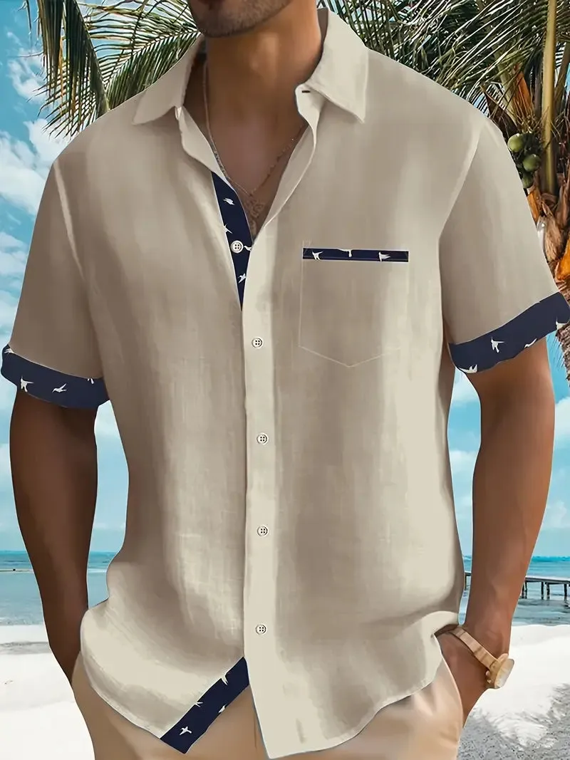 James – Stylish Relaxed Short-Sleeve Shirt for Men