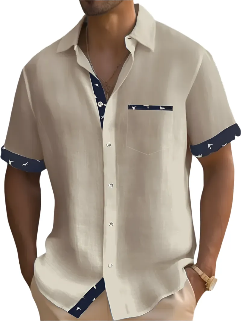 James – Stylish Relaxed Short-Sleeve Shirt for Men