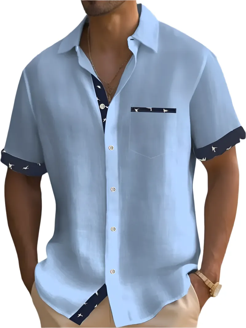 James – Stylish Relaxed Short-Sleeve Shirt for Men