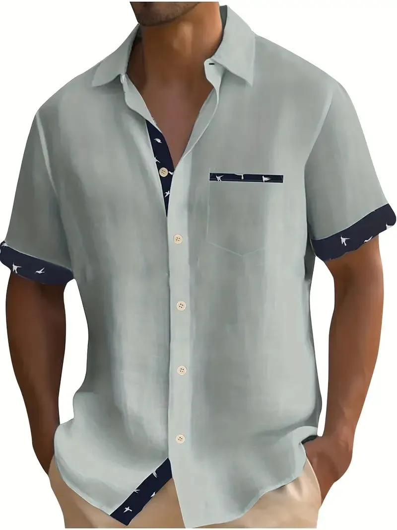 James – Stylish Relaxed Short-Sleeve Shirt for Men