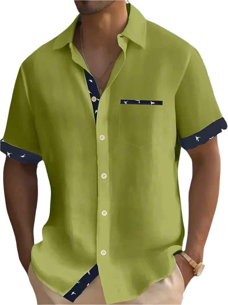 James – Stylish Relaxed Short-Sleeve Shirt for Men