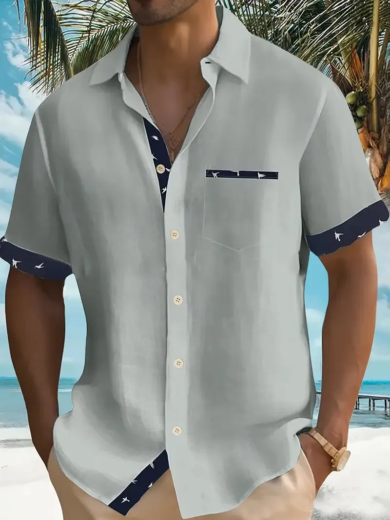 James – Stylish Relaxed Short-Sleeve Shirt for Men