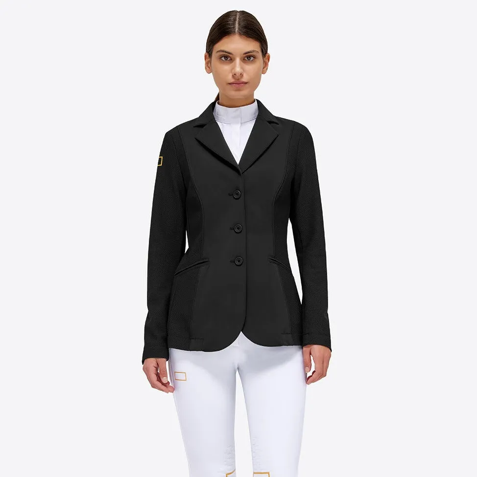 Jersey Mesh Riding Jacket - Black/Gold Logo