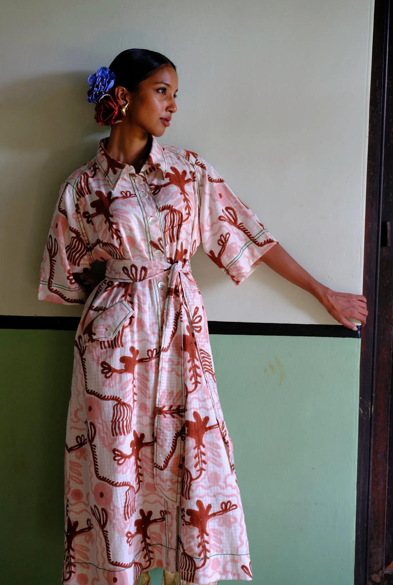 Karikku | Boxy Shirt Dress