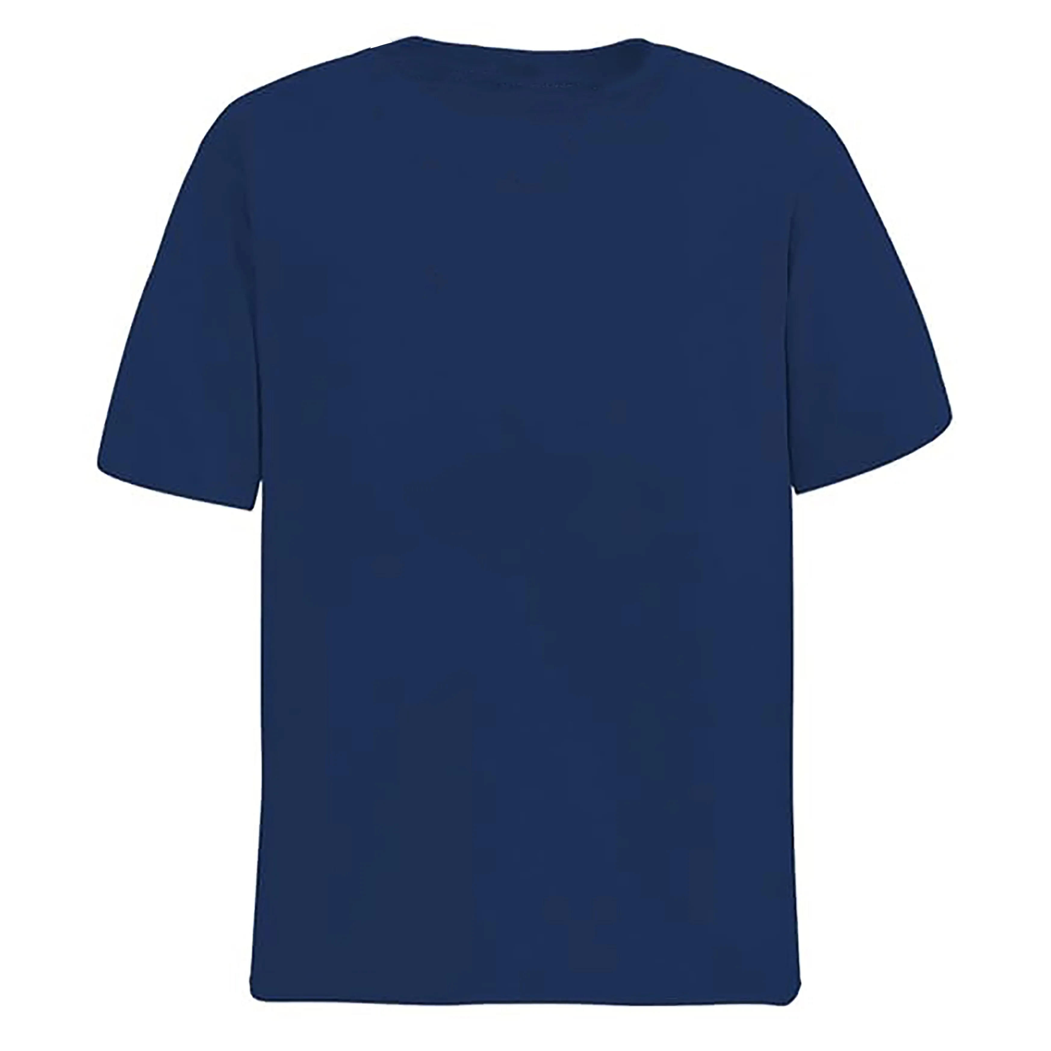 KART BLACK Men's Plus Size Navy Color Tshirts | Regular Fit Round Neck Cotton Tshirts | NVY-POSSITIVE