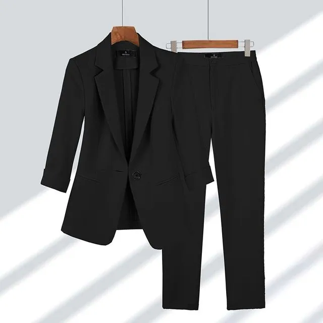 Kate | Chic Blazer Trouser Set