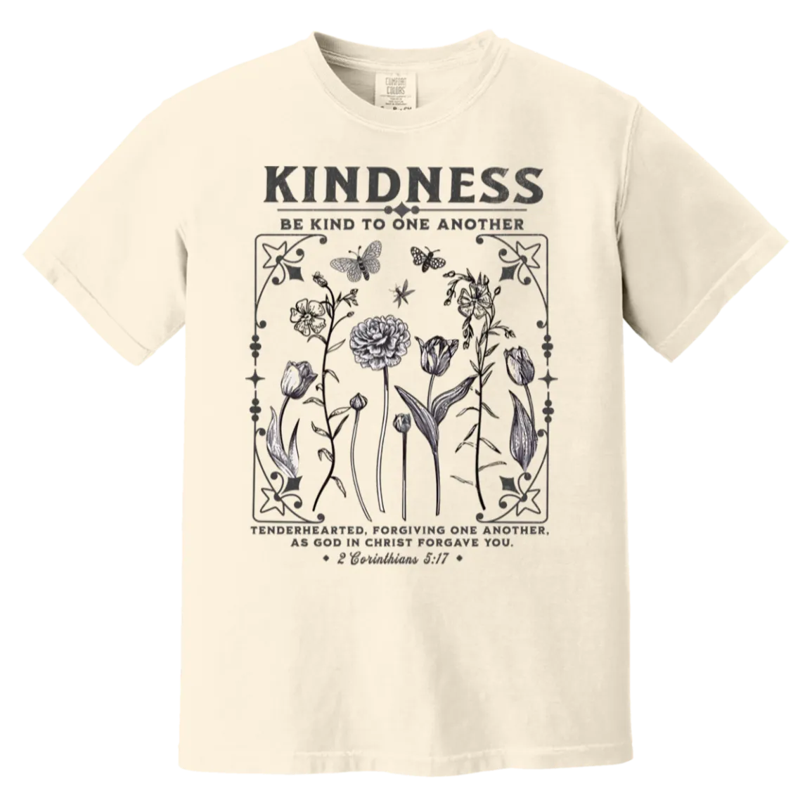 Kindness Tee - Christian Design - Be Kind to One Another - Comfort Colors