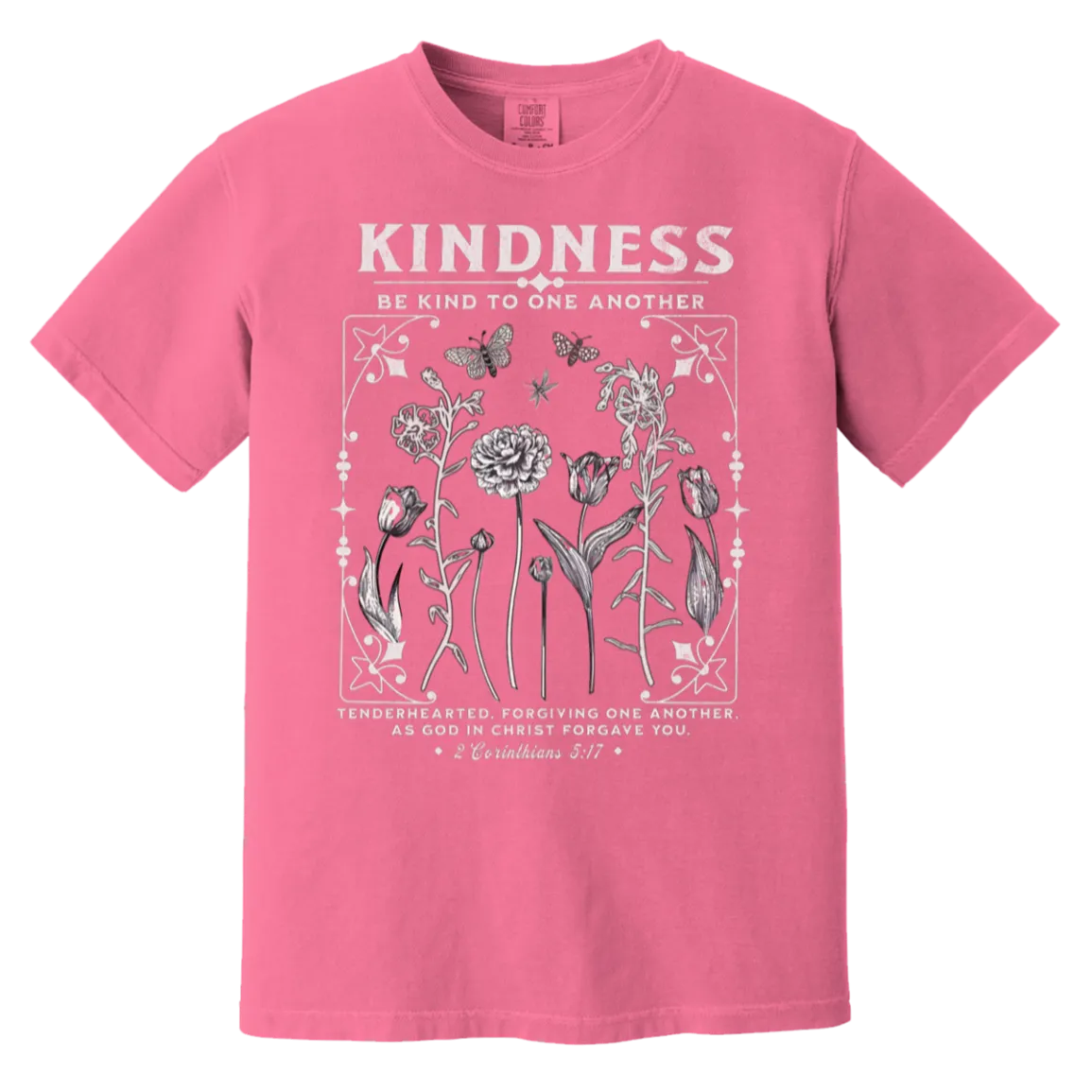 Kindness Tee - Christian Design - Be Kind to One Another - Comfort Colors