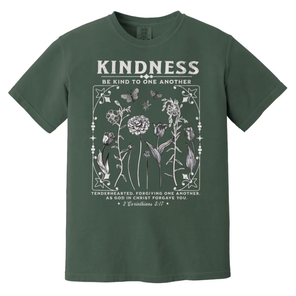 Kindness Tee - Christian Design - Be Kind to One Another - Comfort Colors