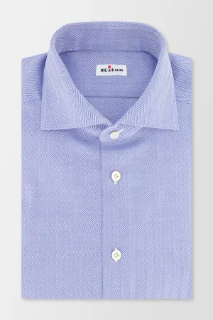 Kiton Blue Shirt