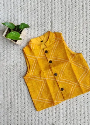 Klingaru Festive Yellow Kota Jacket