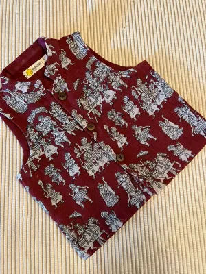 Klingaru Jacket - Utsav Maroon