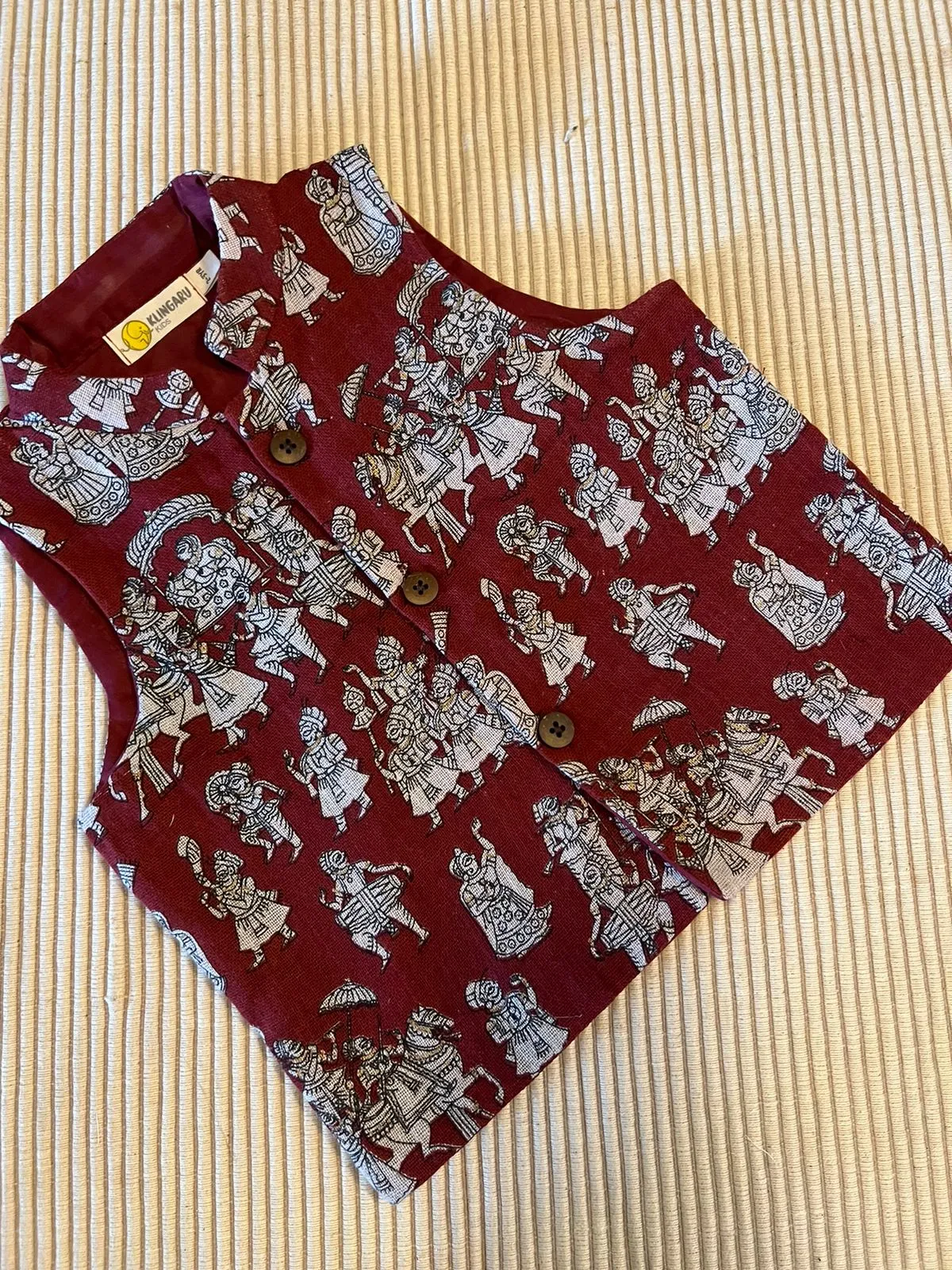 Klingaru Jacket - Utsav Maroon