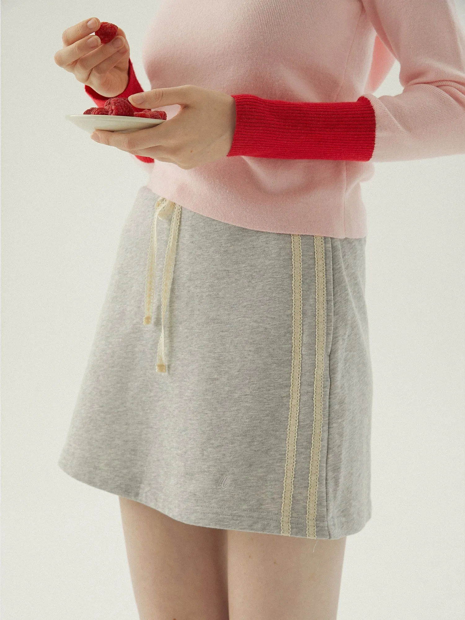 Lace Ribbon Suit